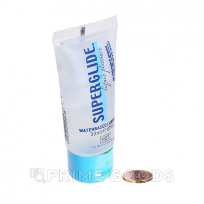 Лубрикант на водной основе SUPERGLIDE HOT 30 мл. от sex shop primegoods фото 2
