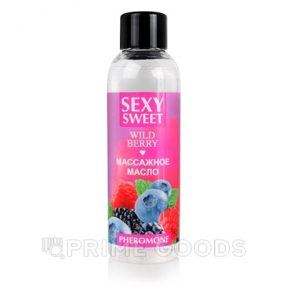 Массажное масло WILD BERRY с феромонами, 75 мл от sex shop primegoods