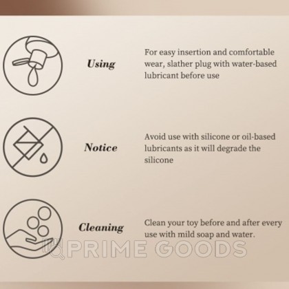 Силиконовая анальная пробка Liz от Drywell от sex shop primegoods фото 7