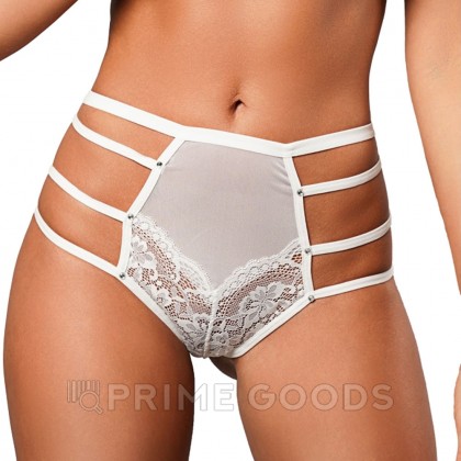 Трусики с высокой посадкой M White от sex shop primegoods