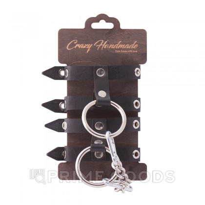 Однослойные наручники из двух ремешков от sex shop primegoods