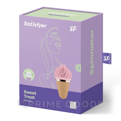 Клиторальный стимулятор Satisfyer Spinnator Sweet Treat (розовый) от sex shop primegoods фото 4