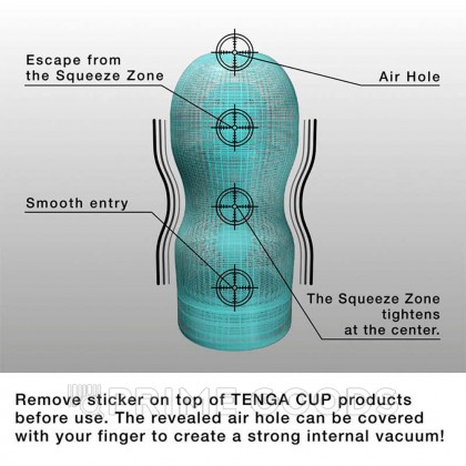Мастурбатор Original Vacuum Cup TENGA & Keith Haring от sex shop primegoods фото 4