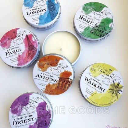 PETITS JOUJOUX Массажная свеча ROME грейпфрут и бергамот 33 гр. от sex shop primegoods фото 5