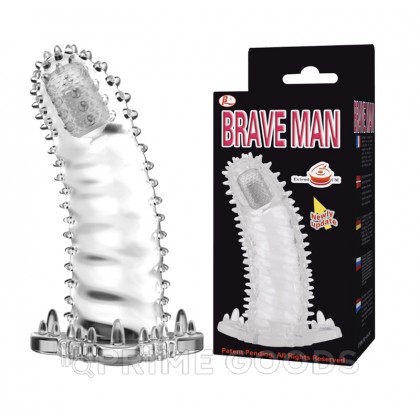 Насадка на пенис с вибрацией на кончике от sex shop primegoods