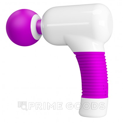 Универсальный вибромассажер Super power 7 режимов вибрации (бело-фиолетовый) от sex shop primegoods фото 7