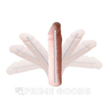 Страпон-реалистик гнущийся (22,5×4,5 см) от sex shop primegoods фото 4