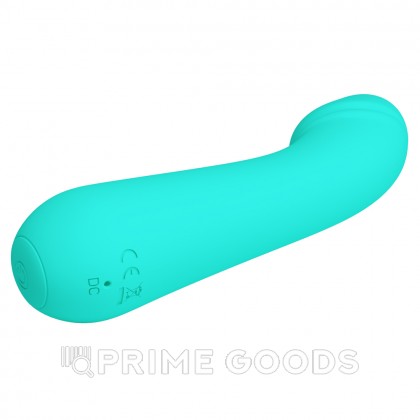 Вибратор Cetus Super Soft (15 см) бирюзовый от sex shop primegoods фото 7