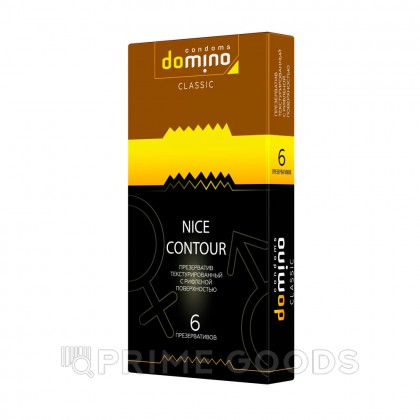 Презервативы DOMINO CLASSIC Nice Contour, с рифленой поверхностью, 6 шт от sex shop primegoods фото 2