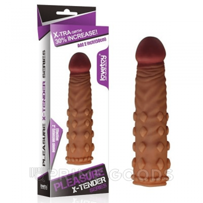 Насадка на пенис Pleasure X-TENDER (18*4,1) от sex shop primegoods фото 6