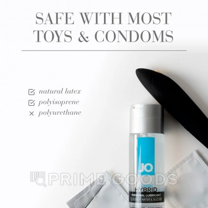 Водно-силиконовый лубрикант JO Lubricant Hybrid, 60 мл от sex shop primegoods фото 3