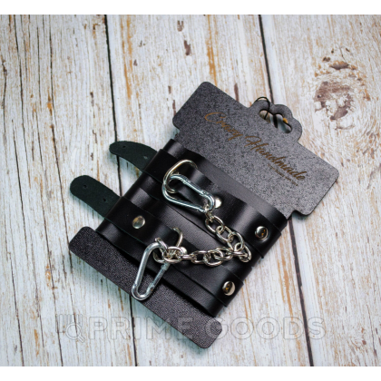 Оковы однослойные скругленные, черные от sex shop primegoods фото 2