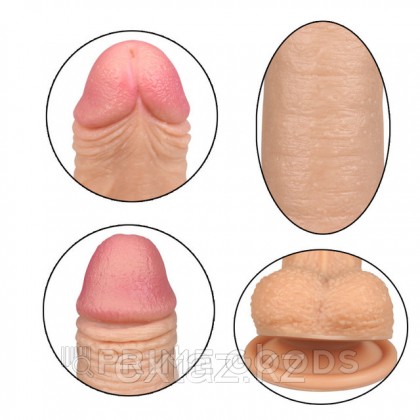Реалистичный фаллоимитатор Lovetoy Bio Skin (18*3,8) от sex shop primegoods фото 3