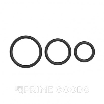 Набор эрекционных колец Cock & Ball rings от sex shop primegoods