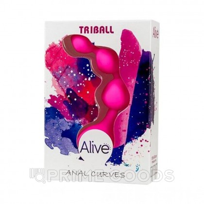 Анальная цепочка Triball розовая от Alive от sex shop primegoods фото 3