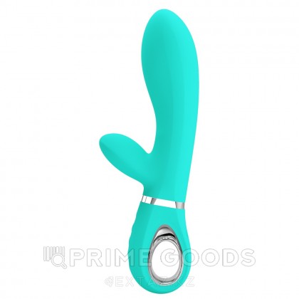 Вибратор-кролик Thomas Super Soft (20 см) бирюзовый от sex shop primegoods