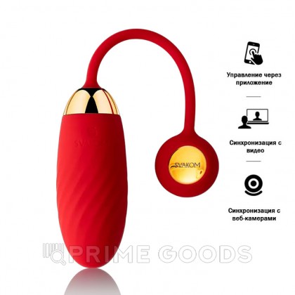 Интерактивное виброяйцо Ella Neo с подключением к приложению от SVAKOM от sex shop primegoods фото 2