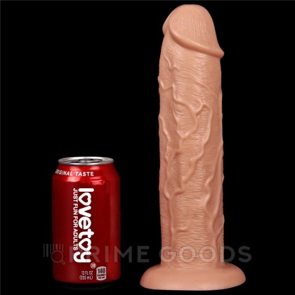 Реалистичный фаллоимитатор Lovetoy (28×6 см), с вибрацией от sex shop primegoods фото 16