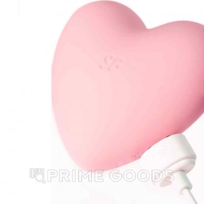 Вакуумный стимулятор Cutie Heart light Satisfyer розовый от sex shop primegoods фото 10