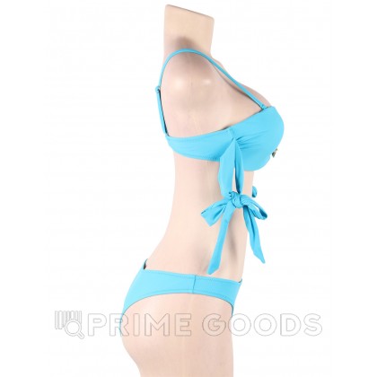 Купальник с завязками Rhinestone Blue (XL) от sex shop primegoods фото 5