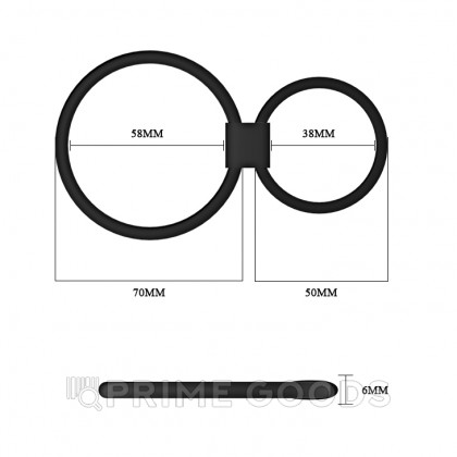 Двойное эрекционное кольцо от sex shop primegoods фото 6