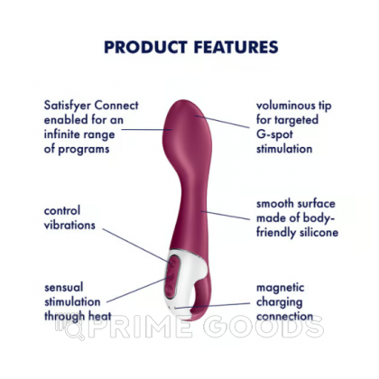Вибратор для точки G Satisfyer Hot Spot (Connect App) от sex shop primegoods фото 8