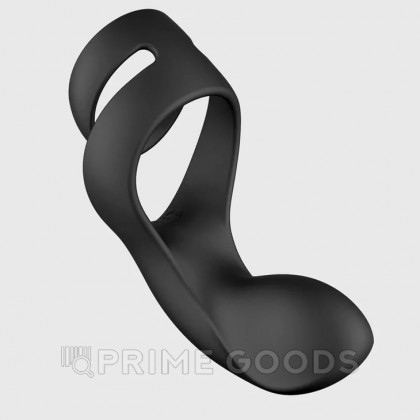 Вибростимулятор мошонки и промежности Benedict с двойным кольцом BENEDICT от sex shop primegoods фото 4