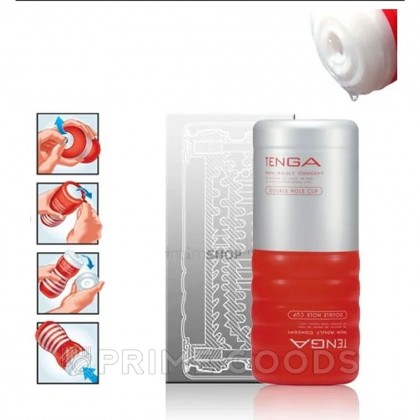 Мастурбатор мужской TENGA Double Hole US от sex shop primegoods фото 10