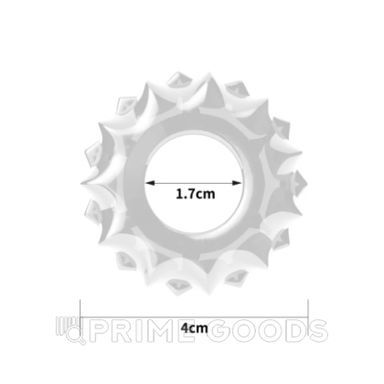 Эрекционное кольцо прозрачное (4*1.7 см) от sex shop primegoods фото 3