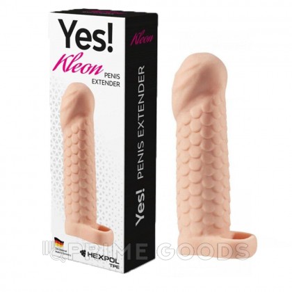 Увеличивающая насадка KLEON с кольцом 2, 15 см от sex shop primegoods