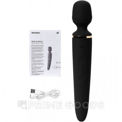 Вибромассажёр Satisfyer Wand-er Women black от sex shop primegoods фото 6