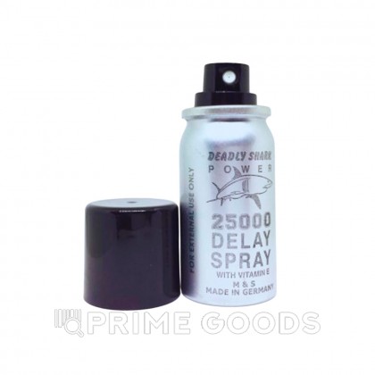 Пролонгирующий спрей для мужчин DEADLY SHARK POWER 25000 от sex shop primegoods фото 3