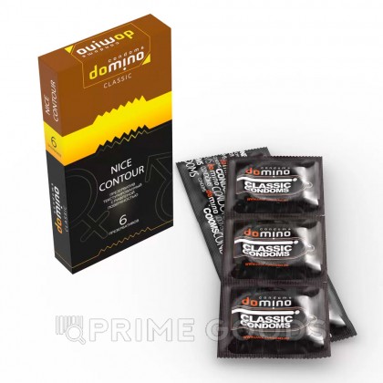 Презервативы DOMINO CLASSIC Nice Contour, с рифленой поверхностью, 6 шт от sex shop primegoods фото 3