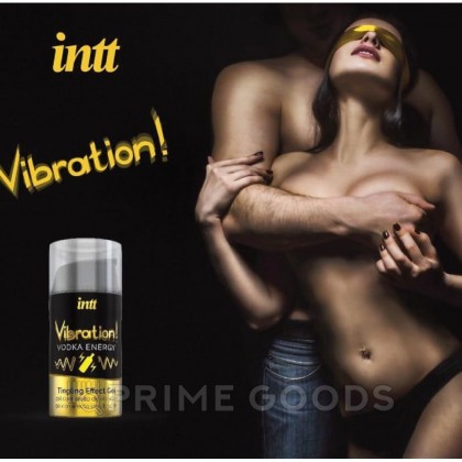Возбуждающий гель с эффектом вибрации Vibration! Vodka energy (15 мл.) от INTT от sex shop primegoods фото 7