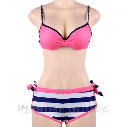 Купальник тройка Pink Stripe (M) от sex shop primegoods фото 4
