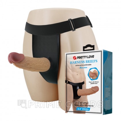 Страпон Houston (17,5*3,7 см) от sex shop primegoods