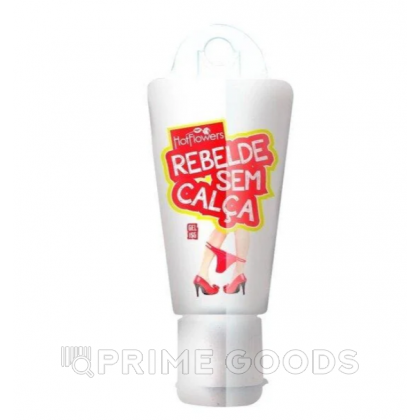 Ароматизированный анальный гель REBELDE SEM CALCA с разогревающим эффектом от sex shop primegoods