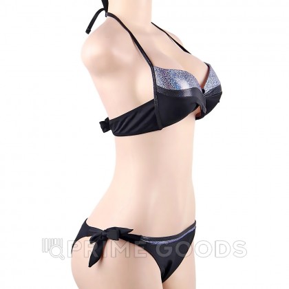 Купальник Glitter Push Up Black (L) от sex shop primegoods фото 2