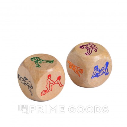 Секс кубики для взрослых «Позы 18+», 2 шт. от sex shop primegoods