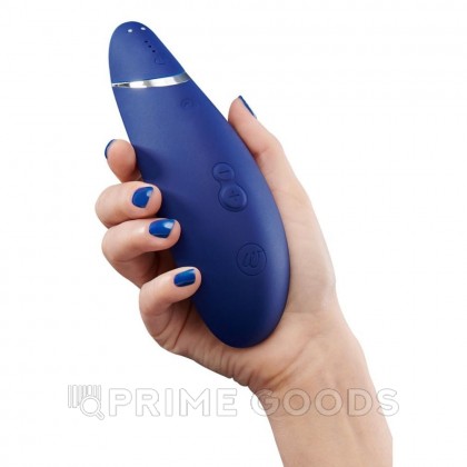 Бесконтактный клиторальный стимулятор Womanizer Premium 2 Blueberry от sex shop primegoods фото 4