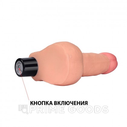 Вибратор серии REAL SOFTEE, 17*3,5 от sex shop primegoods фото 2