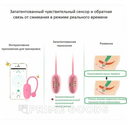 Тренажер Кегеля Magic Motion Kegel Coach, розовый от sex shop primegoods фото 11