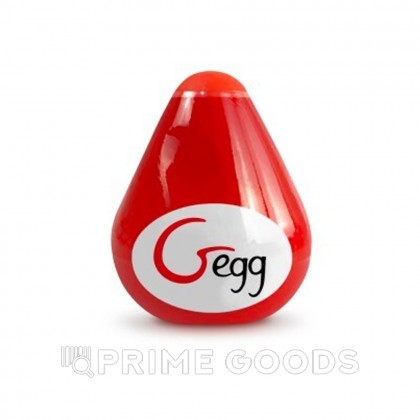 Gvibe Gegg Red - мастурбатор яйцо, 6.5х5 см (красный) от sex shop primegoods