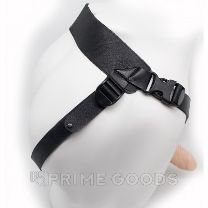 Фаллоимитатор поясной пустотелый с бандажом (19 см.) от sex shop primegoods фото 2