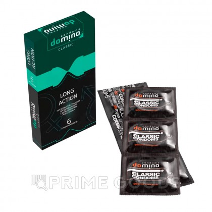 Презервативы DOMINO CLASSIC Long action, с эффектом продления, 6 шт от sex shop primegoods фото 4
