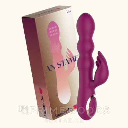 Вибратор-кролик AN Stamen с массажем бусинами от sex shop primegoods фото 2