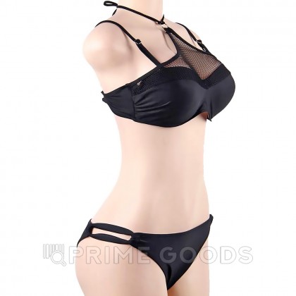 Купальник с завязками на шее Mesh Black (L) от sex shop primegoods фото 3
