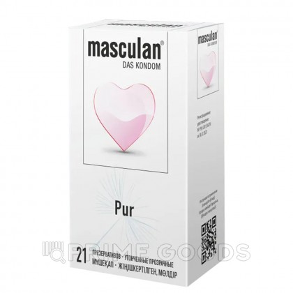 Презерватив Masculan Pur (утонченные прозрачные) 21 шт. от sex shop primegoods фото 2
