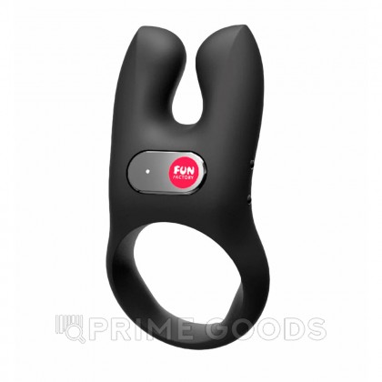 Эрекционное кольцо с вибрацией Nōs от Fun Factory, черное от sex shop primegoods фото 4