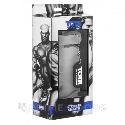 Ребристая насадка для утолщения Tom of Finland Прозрачный от sex shop primegoods фото 4